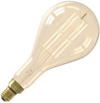 Calex | Splash High Lumen | Goud | Recht filament | 10,5W | E27 fitting