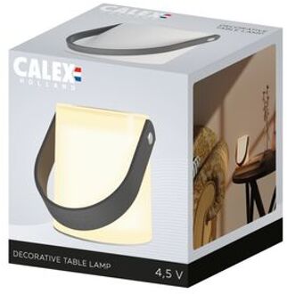Calex Stedo Glazen Tafellamp - 2 Stuks - Op Batterijen - Warm Licht