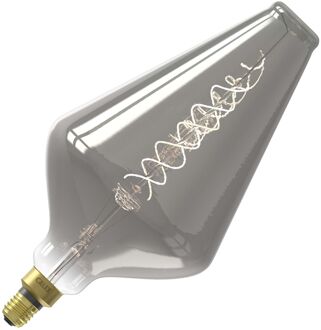 Calex | Vienna | Titanium | Dubbel spiraalfilament | 6W | E27 fitting