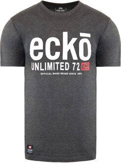 Cali Heren Houtskool Marl T-Shirt Grijs