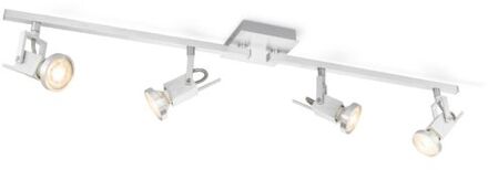 Cali LED Opbouwspot 4L 81cm - Alu metaal Zilver