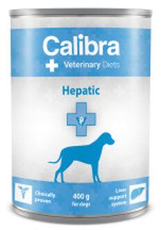 Calibra Veterinary Diets Hepatic natvoer hond 24 x 400 g