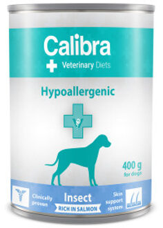 Calibra Veterinary Diets Hypoallergenic insecten met zalm natvoer hond 24 x 400 g