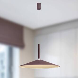 Calice hanglamp, koffie, Ø 47,5 cm, in hoogte verstelbaar koffiebruin