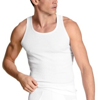 Calida 2 stuks Natural Benefit Athletic Rib Knit Shirt Wit - Small,Medium,Large,X-Large,XX-Large