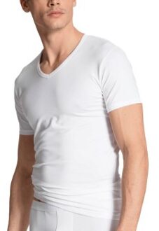 Calida 2 stuks Natural Benefit V-shirt Wit - Small,Medium,Large,X-Large,XX-Large