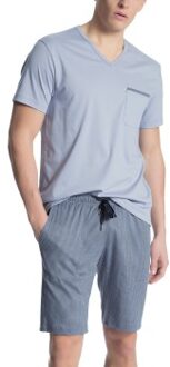 Calida Casual Cotton Short Pyjama Blauw,Rood,Versch.kleure/Patroon - Small