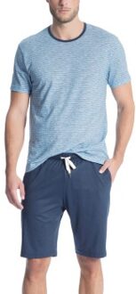 Calida Casual Lounge Short Pyjama Blauw - Small