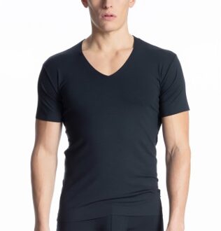 Calida Clean Line T-shirt Wit,Blauw - Small,Medium,Large,X-Large