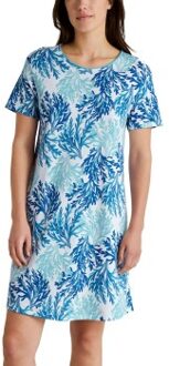 Calida Coastal Dreams Sleepshirt Versch.kleure/Patroon,Blauw,Wit - X-Small,Small,Medium,Large
