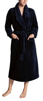 Calida Cosy Shower Bathrobe With Pockets * Actie * Wit,Blauw - XX-Small,X-Small,Small,Medium,Large