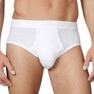 Calida Cotton 1 Herr Midi Gylf 23112 * Actie * Wit,Blauw - Small,Medium,Large,X-Large,XX-Large