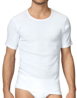Calida Cotton 1 T-Shirt 14310 Blauw,Wit - Small,Medium,Large,X-Large,XX-Large