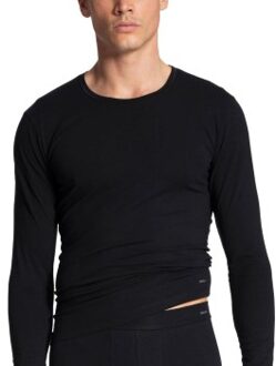 Calida Cotton Code Shirt Long Sleeve Zwart,Wit - Small,Medium,Large,X-Large,XX-Large
