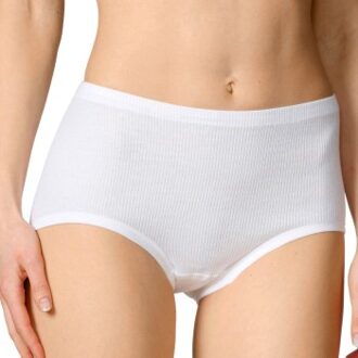 Calida Cotton Midi Brief * Actie * Wit - 38,40,42,44,46