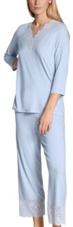 Calida Elegant Dreams Medium Short Pyjama * Actie * Blauw - Small,Medium,Large