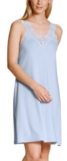 Calida Elegant Dreams V-neck Nightdress * Actie * Blauw - Small,Medium,Large