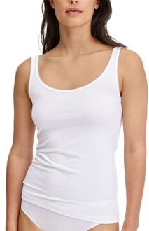 Calida Essential Cotton Tank Top Zwart,Wit - X-Small,Small,Medium,Large