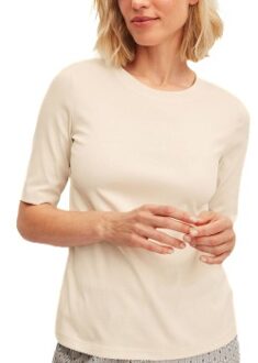 Calida Favourites Arts Shirt * Actie * Beige,Wit - Small