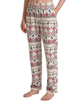 Calida Favourites Holidays Pant * Actie * Beige,Wit - X-Small,Small,Medium