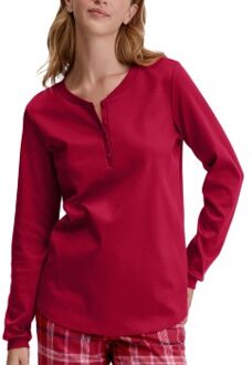 Calida Favourites Holidays Shirt With Buttons Rood - X-Small,Small,Medium,Large