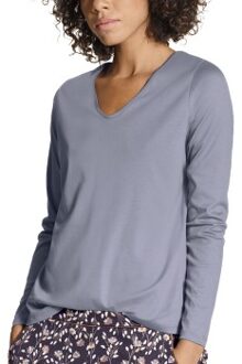 Calida Favourites Sense Long Sleeve Shirt Blauw - XX-Small,X-Small,Small