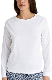 Calida Favourites Sleep Shirt Long-Sleeve * Actie * Wit,Blauw - X-Small,Small,Medium,Large,X-Large