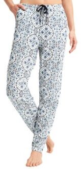 Calida Favourites Tiles Pyjama Trousers Wit,Blauw,Versch.kleure/Patroon - X-Small,Small,Medium,Large