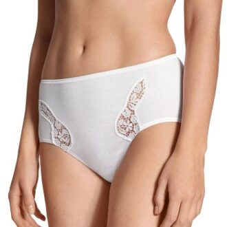 Calida Feminin Sense Midislip Zwart,Wit - Small,Medium,Large,X-Large