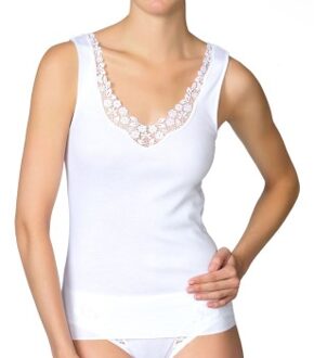 Calida Feminin Sense Top Zwart,Wit - X-Small,Small,Medium,Large,X-Large