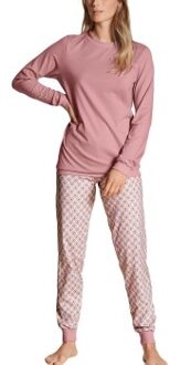 Calida Lovely Nights Pyjama With Cuff * Actie * Blauw,Roze,Versch.kleure/Patroon,Rood - X-Small,Small,Medium,Large,X-Large