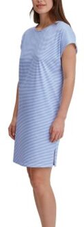 Calida Lovely Nights Short Sleeve Nightdress Versch.kleure/Patroon,Blauw - X-Small,Small,Medium,Large,X-Large