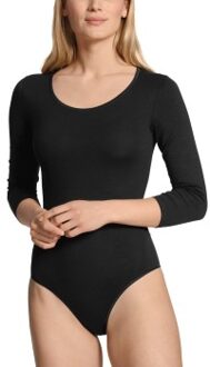 Calida Natural Comfort Bodysuit * Actie * Zwart,Wit - X-Small,Small,Medium,Large