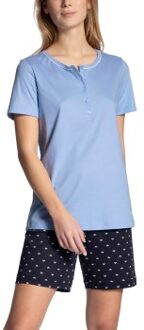 Calida Night Lovers Short Pyjama Blauw - X-Small,Small,Medium,Large