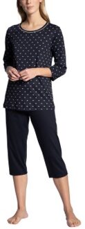 Calida Night Lovers Threequarter Pyjama Blauw - X-Small,Small,Medium,Large