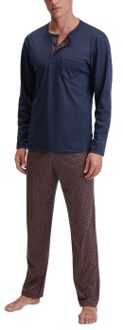 Calida Relax Choice 1 Pyjamas Blauw - Medium,Large,X-Large