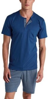 Calida Relax Choice Cotton Short Pyjamas Versch.kleure/Patroon,Blauw - Small
