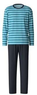 Calida Relax Enjoy Pyjama * Actie * Blauw - Medium,X-Large,XX-Large