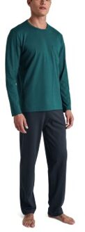 Calida Relax Essentials Pyjama Groen - Medium