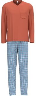 Calida Relax Imprint 1 Pyjamas Versch.kleure/Patroon,Blauw,Geel,Wit - Small,Medium,Large,X-Large