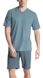 Calida Relax Imprint 1 Short Pyjama Blauw,Rood,Groen - Medium,Large,X-Large