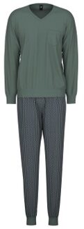 Calida Relax Imprint 2 Pyjama With Cuff Blauw,Groen - Medium,Large,X-Large,XX-Large