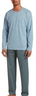 Calida Relax Imprint 2 Pyjamas Versch.kleure/Patroon,Blauw,Groen - Small,Medium,X-Large