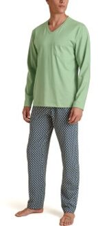 Calida Relax Imprint 3 Pyjamas Groen,Versch.kleure/Patroon - Medium,Large,X-Large