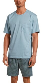 Calida Relax Imprint 4 Short Pyjamas Blauw,Versch.kleure/Patroon - Small,Medium,X-Large,XX-Large