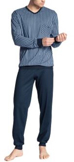 Calida Relax Imprint Pyjama With Cuff Blauw,Groen,Versch.kleure/Patroon,Rood,Grijs - Large-Tall