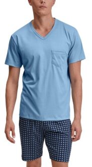 Calida Relax Streamline 1 Short Pyjamas * Actie * Blauw - Small,X-Large