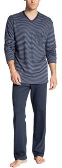 Calida Relax Streamline Pyjama Blauw,Versch.kleure/Patroon,Groen - Small,Medium,Large,X-Large,XX-Large,Large-Tall