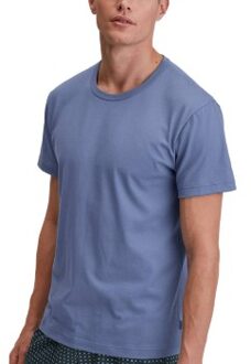 Calida Remix Basic Sleep T-shirt Blauw,Rood - Small,Medium,Large,X-Large,XX-Large