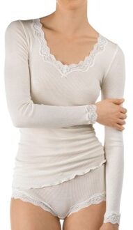 Calida Richesse Lace Long-sleeve Top * Actie * Zwart,Wit,Beige,Roze,Blauw - 36-38,40-42,44-46,46-48